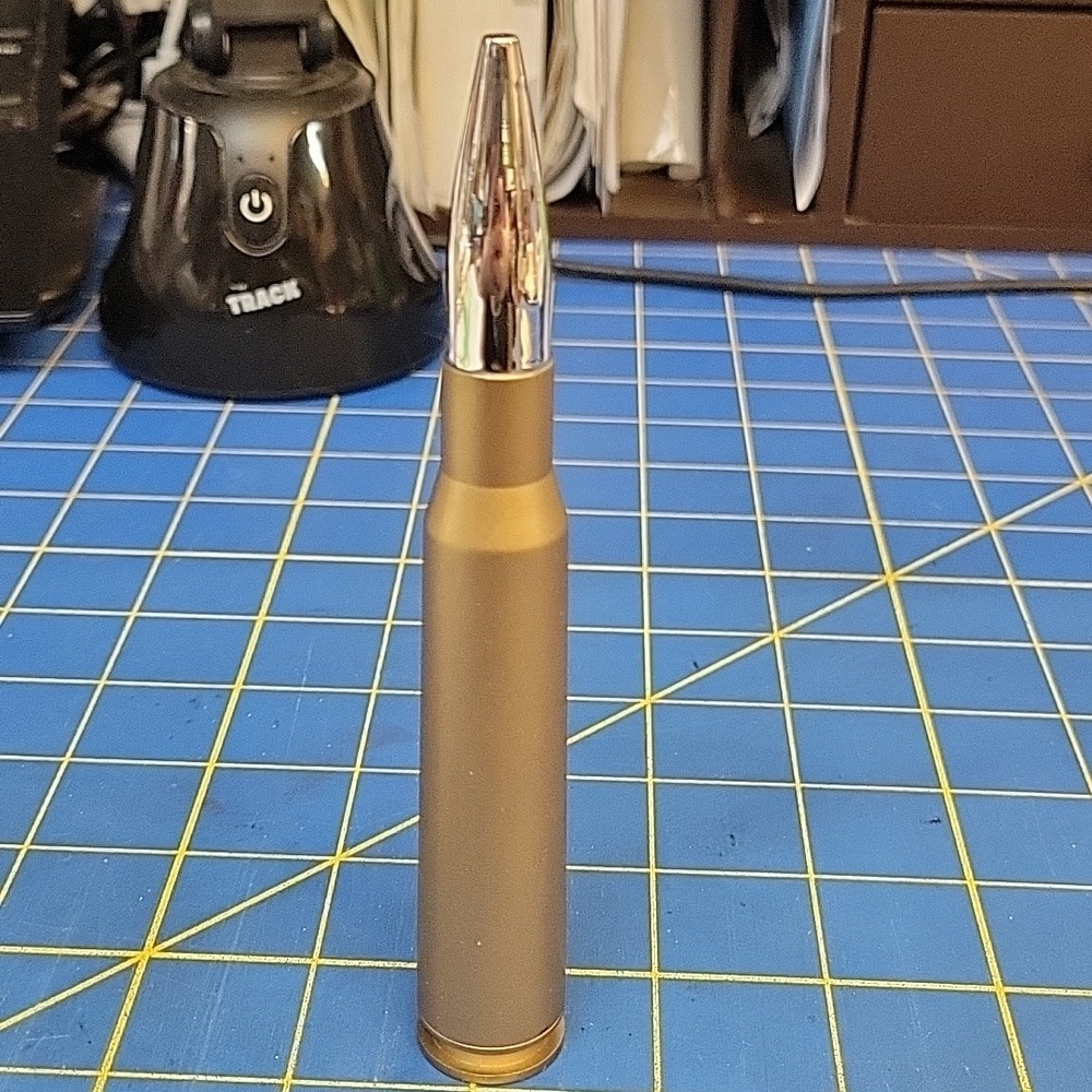 Gold & Silver 5.5" Bullet-Shaped Pen